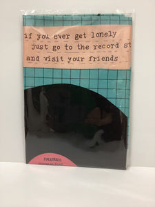 BOB HUB tea towel Sheree Coleman- If you ever get lonely