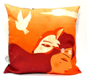BOB HUB cushion cover - Walk in the woods VELVET