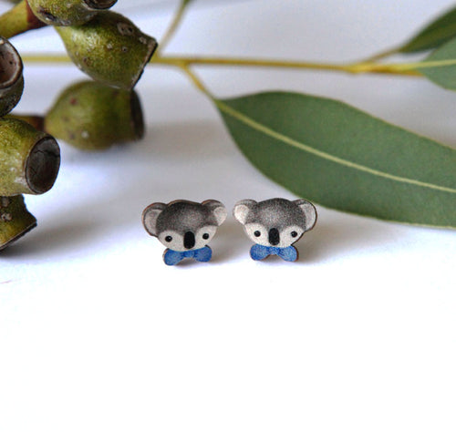 Cute Australia koala club studs