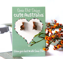 Load image into Gallery viewer, Cute Australia wallaby studs