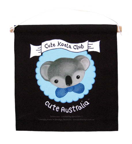 Cute Australia koala club wall hanging