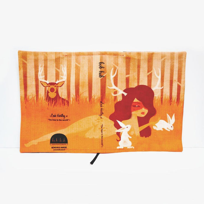 BOB HUB journal cover - Deer in the woods