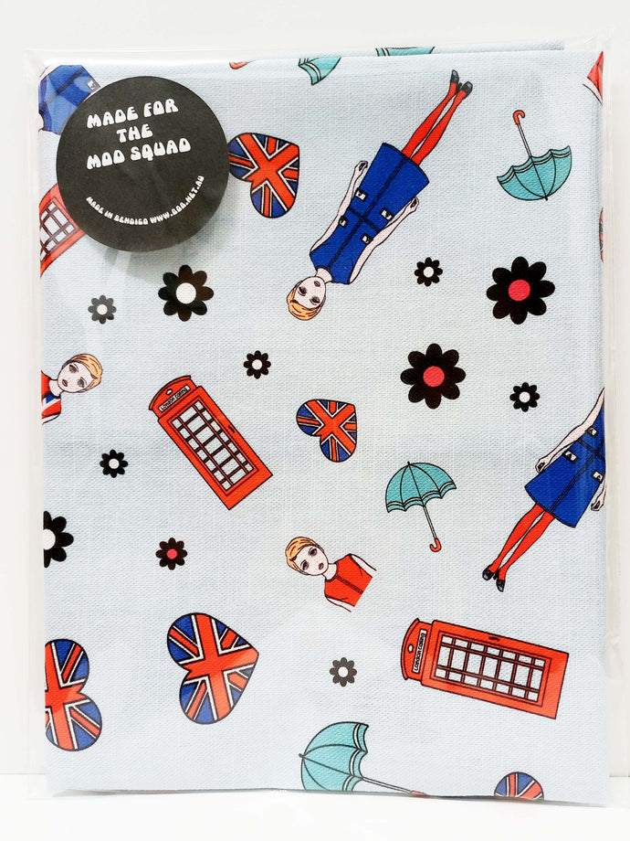 Mod Squad 60's tea towel