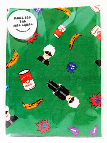 Mod Squad Popart tea towel