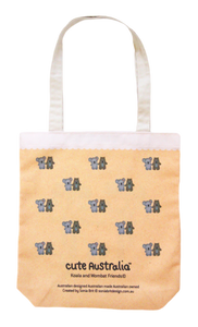 Cute Australia koala & wombat friends bag