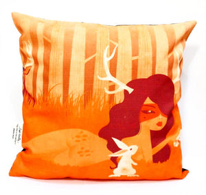 BOB HUB cushion cover - Deer in the woods