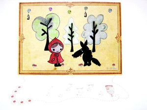 Sonia Brit card - Red riding hood