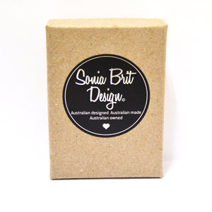 Sonia Brit Resin brooch - Alice & Deer